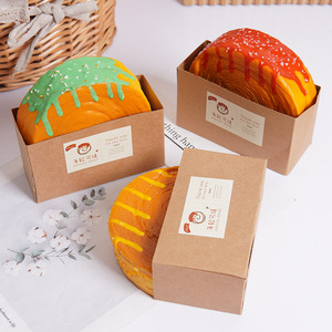 ขนมปังวงแหวนไม้ไผ่จำลอง PU สำหรับตกแต่งร้านขนมเค้ก ของหวาน ขนมปังจำลอง วงแหวนไม้ไผ่ ครัวซองต์ - Product Image 3