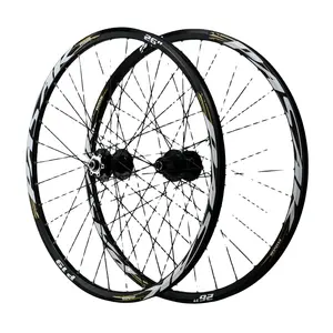 MTB bicycle wheels mountain bike wheel front2 rear4 bearing 26/27.5/29inch 7-11/12speed Six Hole Disc Brake QR100 135alloy hub