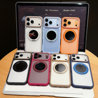 Cermin Rias Matte Mirror dengan Bracket Magnetik Putar 360 Derajat, Cocok untuk iPhone 18PM