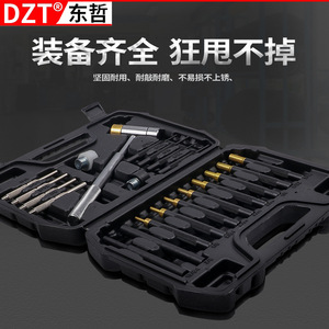 Dzt <b>Punch</b> Tool <b>Set</b> 21 Pc Metal Hand Tool Kit For Auto Repair With Storage Case - Product Image 4