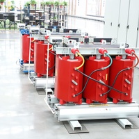 Transformateur de puissance extérieur triphasé 125 kVA 250 kVA 6 kV 10 kV 400 V de type sec avec résine époxy coulée et bonne dissipation thermique