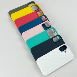 Nouvelle <span class=keywords><strong>coque</strong></span> de <span class=keywords><strong>téléphone</strong></span> biodégradable de style mince simple de couleur pour Samsung S25 Edge S24 ultra <span class=keywords><strong>écologique</strong></span> recyclé pour iPhone 17 Pro Max 16 - Product Image 4
