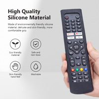 Housse de protection en silicone pour télécommande SHARP GB396WJSA, housse épaisse anti-chute de couleur lumineuse