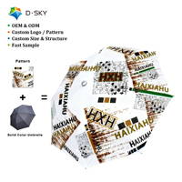 Parapluie pliant classique noir en plastique à ouverture automatique, coupe-vent, avec logo personnalisé, idéal comme cadeau d'affaires pour l'extérieur