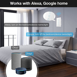 Tuya <span class=keywords><strong>3</strong></span> Gang Interruptor Wifi de <span class=keywords><strong>3</strong></span> vías/Interruptor de luz Wifi inalámbrico inteligente Australia/Interruptor de pared táctil inteligente - Product Image 6