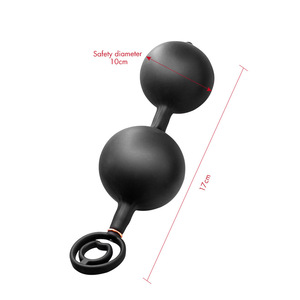 Dilatatore Anale <span class=keywords><strong>Gonfiabile</strong></span> in Silicone Liquido con Perline per Uomini e Donne, Giocattolo Sessuale per Adulti - Product Image 2