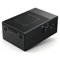 HT R86S Fanless Soft Router Mini PC Intel Celeron N5105 Quad Core 8GB 16GB RAM 10G SFP+ Fiber Port 2.5G RJ45 Dukungan Multi LAN O