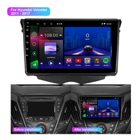 Lecteur DVD Android 9 pouces pour Hyundai Veloster 2011 - 2017, autoradio 2 DIN, système audio multimédia, GPS