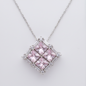 Encantador conjunto de joyería de collar con colgante de moda de dos piezas elegante y elegante - Product Image 1