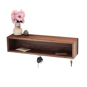 Étagère de rangement pour livres en cube en <span class=keywords><strong>bois</strong></span> à double fixation murale pour cuisine salon salle de bain porte-pot de fleurs suspendu décoratif pour bricolage personnalisé - Product Image 5