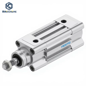 Cylindre pneumatique standard ISO DSBC-50-50-PPVA-N3 à double action, en alliage d'aluminium, équipement d'automatisation industrielle - Product Image 1