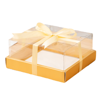 Boîte brune jetable recyclable de haute qualité fenêtre transparente logo personnalisé emballage de boîte d'emballage de parfum en carton