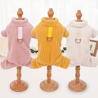 Vêtements pour chiens épaissi hiver chaud vêtements pour animaux de compagnie flanelle vêtements à quatre pattes Teddy Corgi chat vente en gros en usine