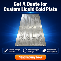 Plaque de refroidissement liquide soufflée en aluminium Type 104s pour conteneur ESS, refroidissement de batterie de stockage d'énergie, spécification personnalisée