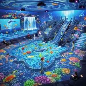 Aire de jeux interactive de projection intérieure commerciale pour enfants Parc d'attractions - Product Image 1