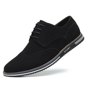 Nouvelles Chaussures Oxford Formelles Classiques Marron en Daim Synthétique pour Homme – Idéales pour Mariage et Tenues Habillées - Product Image 3