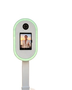 Support de <span class=keywords><strong>selfie</strong></span> détachable personnalisable en métal ovale pour photomaton - Étui de voyage pour impression instantanée SLR pour mariage et fête - Product Image 1