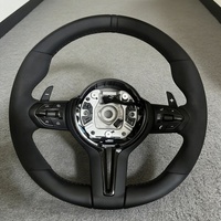 Volant en cuir pour BMW Série 3, Série 5, M3, M5, M6, F10, F15, F12, F16, F20, F25, F26, F30, F31, F32, F35, F36, F80, E70, E71, E90, E91, X5, X3