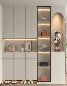 Armoire à chaussures de style minimaliste pour le hall d'entrée - Product Image 1