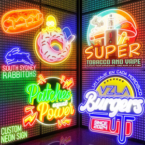 Custom Store <span class=keywords><strong>Led</strong></span> UV Print <span class=keywords><strong>Led</strong></span> Neon Sign Acrílico Iluminação Display Store Lâmpada de publicidade para melhorar sua loja Atratividade - Product Image 6
