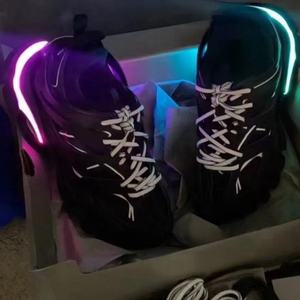 Top-quality trendy plus-size men's <b>shoes</b> - Track 3.0 LED fashionable sports <b>shoes</b>, breathable and comfortable tennis <b>shoes</b> - Product Image 5