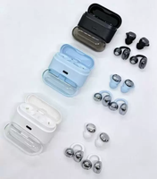 Écouteurs sans fil TWS 2-en-1 NE-Y238 à clipser semi intra-auriculaires pour le sommeil, 3 styles, stéréo, faible consommation, appels clairs, vente en gros