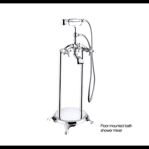 Miscelatore doccia vasca da bagno con Kit rubinetti in ottone cromato - Product Image 6