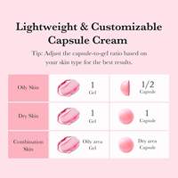 Crème en Capsules TXA+Niacinamide Double Éclat Hydratant, Idéale à Utiliser Après les Soins Ciblés, 99% Acide Pur, Soin Coréen pour la Peau