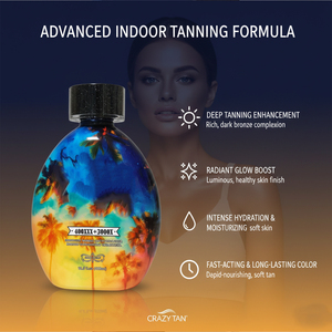 Lotion bronzante végane professionnelle aux herbes pour lits de bronzage 400X Ultra Dark Bronzer à action rapide pour le soin de la peau du corps - Product Image 4