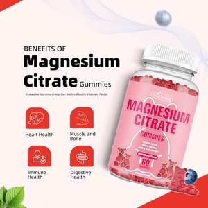 Gomitas de Citrato de Magnesio 200mg por Porción para Relajación, Energía y Apoyo <span class=keywords><strong>Prenatal</strong></span>, Suplemento Vitamínico Sin Azúcar - Product Image 3