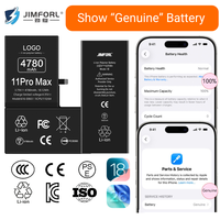 Batería de Repuesto para iPhone 11 Pro Max, Diagnóstico de Fábrica, 100% de Salud, con Certificado PSE