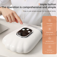 2025 Intelligentes USB-Wiederaufladbares Tragbares Luftkompressions-Heißkompressions-Professionelles 360°-Umfassendes Vibrations-Handmassagegerät