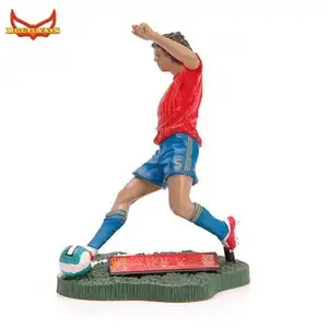 OEM ODM Plastic Pvc Football Player Soccer Figure Sport Figure