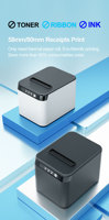 Printer Resi Termal 80mm Dengan Usb Lan Ethernet Printer Pos Untuk Printer Barcode Ritel S