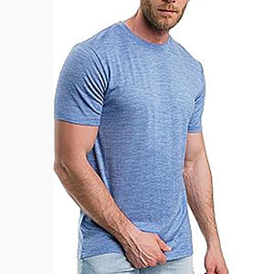 Maglietta Termica da <span class=keywords><strong>Uomo</strong></span> in Lana Merino, Leggera, per Sport all'Aperto, Strato Base, Tinta Unita - Product Image 1