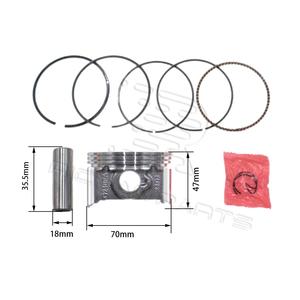 ชุดลูกสูบแ<span class=keywords><strong>ล</strong></span>ะแหวนสูบประสิทธิภาพสูง (รวมส<span class=keywords><strong>ล</strong></span>ักและค<span class=keywords><strong>ล</strong></span>ิป รุ่น Loncin แบบ STD) เหมาะสำหรับ/ใช้แทน LC 170F <span class=keywords><strong>70</strong></span>มม. - Product Image 2