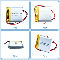 OEM ODM fabricant batterie au lithium polymère 3.7V 600mAh 702535 batterie au lithium Rechargeable mini batterie lipo cellule de poche