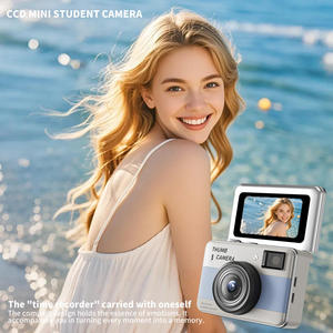 Çok Satan Yeni Cihazlar Öğrenci Çocuk Kamerası Çevirmeli Ekranlı Video Kaydedici Cep Retro Başparmak Kamera Mini CMOS CCD Dijital Kamera - Product Image 1