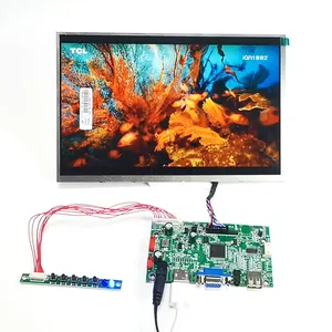 10.1 인치 LCD 패널 디스플레이 LVDS 1280*800 TFT IPS 햇빛 읽기 1000 Nits LCD 디스플레이 광고 화면 높은 밝기