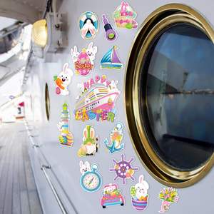 Imán Decorativo para Puerta de Crucero de Pascua, Conejito de Pascua, Pollito, Huevo, Imán para Refrigerador, Artículos para las Fiestas de Pascua - Product Image 1