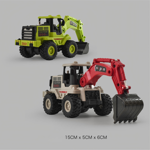 Camion de transport de voitures jouet pour enfants avec rampe mobile, véhicule de transport à rétrofriction pour jeu d'imitation et jeux imaginatifs pour tout-petits - Product Image 5
