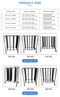 900*600*1300mm Plastique SMT PCB Rack Chariot Réglable ESD Antistatique Stockage Usine Direct Magazine Rack