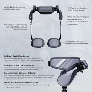Exosquelette Robotique IA en Fibre de Carbone Combinaison Électrique Légère pour Randonnée Marche et Escalade Assistance Robotique Sportive - Product Image 5