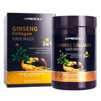 Kit de Soins Capillaires MEIDU au Collagène et Protéines de Ginseng – Marques OEM, Fabricant Meidu, Meilleur Traitement, Vente en Gros, Kit de Soins Capillaires au Shampoing à la Kératine