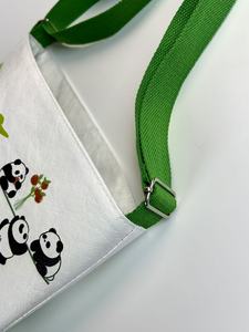 Vente en gros de sacs fourre-tout DuPont Tyvek biologiques conçus sur mesure, avec motif de lettres écologiques, recyclés <span class=keywords><strong>et</strong></span> colorés pour le shopping - Product Image 4