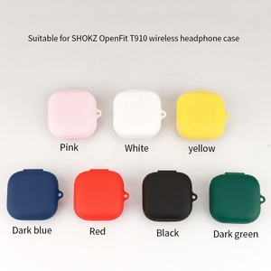 Étui pour écouteurs en silicone compatible avec les écouteurs sans fil SHOKZ <span class=keywords><strong>OpenFit</strong></span> T910, étui de protection, vente en gros d'usine, étui pour écouteurs - Product Image 3