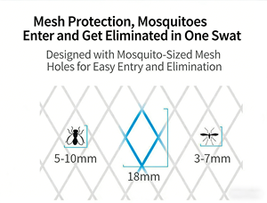 <span class=keywords><strong>Raqueta</strong></span> Eléctrica Recargable para Mosquitos con Carga por Enchufe, Red de Seguridad de 3 Capas, Alto Voltaje, Control de Mosquitos Doméstico - Product Image 5