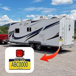 Marco de soporte para <span class=keywords><strong>matrícula</strong></span> de <span class=keywords><strong>remolque</strong></span>-Soporte de aluminio resistente para camiones, remolques, vehículos recreativos, barcos - Product Image 6