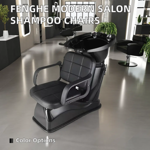 Sillón de Champú de Diseño Moderno en ABS y Cuero Sintético para Salones de Belleza, Barberías y Gimnasios - Product Image 2