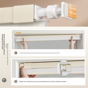 Stores alvéolaires sans fil soigneusement sélectionnés pour fenêtres françaises, design moderne et minimaliste, protection UV, occultants, personnalisables - Product Image 3